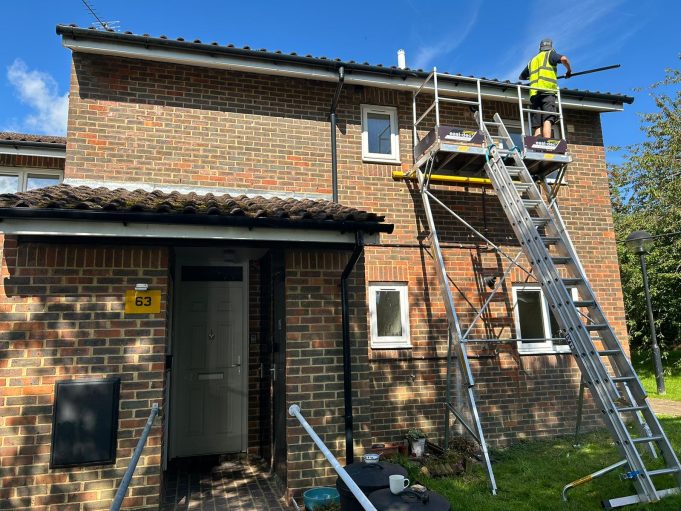Easi-Dec system used for scaffolding in Southampton
