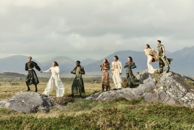 Eight Shows And More Than 90 Designers Follow Ireland Fashion Week 2026 Campaign Reveal Eight Shows And More Than 90 Designers Follow Ireland Fashion Week 2026 Campaign Reveal: the Ireland Fashion Week 2026 Coming Home campaign cast on the rocks at Roundstone, Connemara, photographed by Damian Foxe